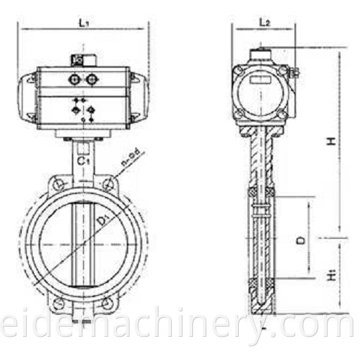 Butterfly valve parameters